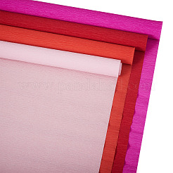 4 рулон 4-х цветной гофрированной бумаги в рулонах&nbsp;DIY-TA0013-18A