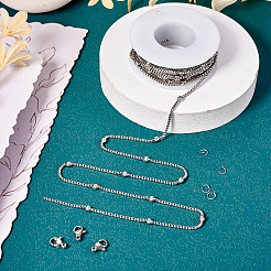 Комплекты украшений для ожерелий из нержавеющей стали&nbsp;DIY-TA0010-46