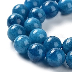 Gefärbte natürliche malaysia jade perlen stränge&nbsp;G-G021-02C-10