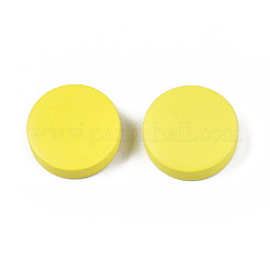 Расписные бусины из натурального тополя WOOD-S045-063B-08