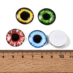 Cabochons en verre transparent imprimé&nbsp;GL-CBAA22A-09