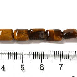 Природных тигровый глаз бисер нитей G-G085-A03-01