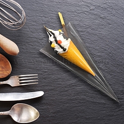 50шт треугольные пластиковые пакеты для конфет&nbsp;CON-PW0002-002A