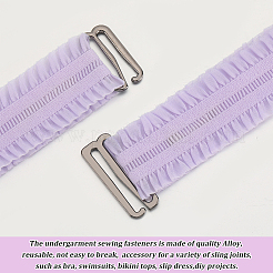 60 шт. 3 крючка для бюстгальтера в форме цифры 9 из сплава для шитья&nbsp;DIY-GF0009-30B