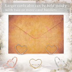 36 шт. двухцветные держатели для карточек из углеродистой стали AJEW-OC0002-29