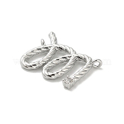 Латунные микро проложить кубического циркония подвески KK-F915-07P