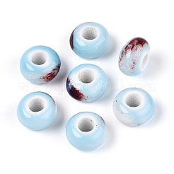 Cheriswely Perline In Ceramica Floreale 180 Pezzi – 8 Mm, Foro 2-2.5 Mm, Per Creare Gioielli Fai Da Te, Bracciali, Collane E Orecchini - 2