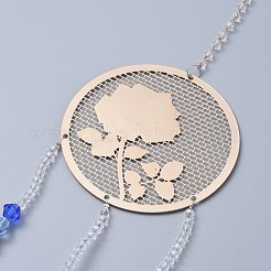 Kristalle Kronleuchter Sonnenfänger Prismen Chakra hängen Anhänger&nbsp;AJEW-I040-05