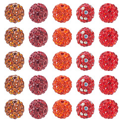 100 шт. 5 цвета проложить бусины для дискотечного шара RB-TA0001-25