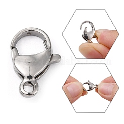 Застежки-карабины из полированной нержавеющей стали 304&nbsp;LS-STAS-R072-08A