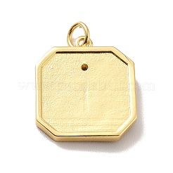 Стойки обшивки латунь микро проложить Циркон подвеску KK-M230-18G