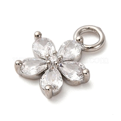 Латунные микро проложить кубического циркония подвески&nbsp;KK-I276-05P-01B