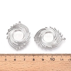 Оправы для подвесок из нержавеющей стали 304 в виде кабошонов&nbsp;STAS-T067-23P