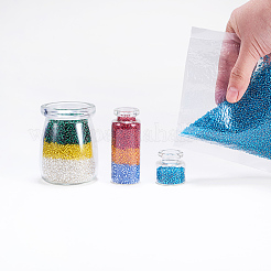 FGB прозрачные круглые стеклянные бусины с посеребренной отделкой&nbsp;SEED-OL0001-10B-01