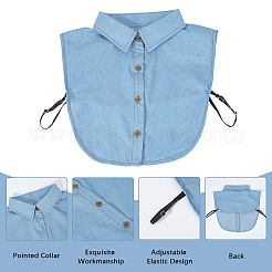 Полиэстер рубашка ложный воротник&nbsp;DIY-WH20058-14A