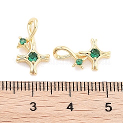 Латунь с подвесками из фианита&nbsp;KK-P271-34G