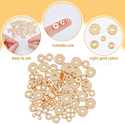 100шт 5 стильные латунные бусины&nbsp;KK-FH0005-35G