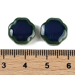 Perline di vetro bicolore&nbsp;GLAA-Z007-11D