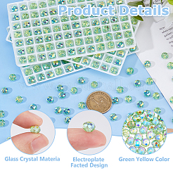 336 шт. Гальванические стеклянные бусины&nbsp;EGLA-WH0007-01B