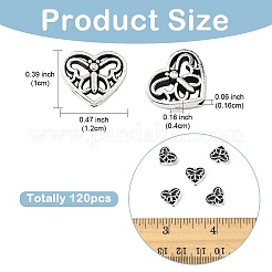 120 шт. бусины из сплава в тибетском стиле&nbsp;FIND-YW0008-80