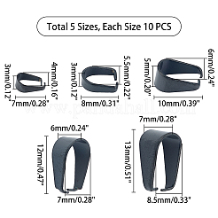 Защелкивающиеся дужки из нержавеющей стали 304 STAS-UN0019-74B