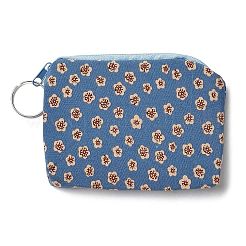 Кошельки из хлопковой ткани с цветочным узором ABAG-Q043-01