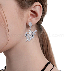 Fascini del connettore del rhinestone della lega di 24pcs 6 stili&nbsp;FIND-SC0022-22