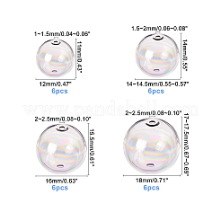 Rotonde meccanizzati perle globo di vetro soffiato&nbsp;BLOW-PH0001-11