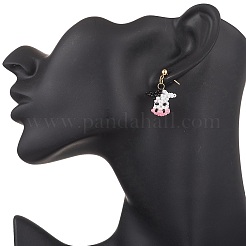 Серьги-гвоздики из бисера EJEW-MZ00596