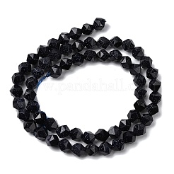 Синтетический синий авантюрин бисер нитей G-Z119-A24-01