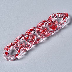 Прозрачные акриловые соединительные кольца с аэрозольной краской&nbsp;LS-X-TACR-Q276-001D