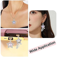 10шт стеклянные подвески&nbsp;GLAA-YW0004-64B-01