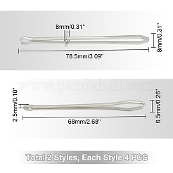 8 шт. 2-х стильный железный нитевдеватель&nbsp;DIY-UN0005-72