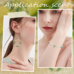 8 нити прозрачные гальванические стеклянные бусины нити GLAA-BBC0001-04E