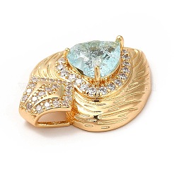 Подвески из латуни и страз KK-H438-07G-02