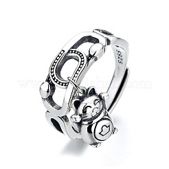 925 регулируемое кольцо из стерлингового серебра для женщин&nbsp;FS-WG0C96C-01