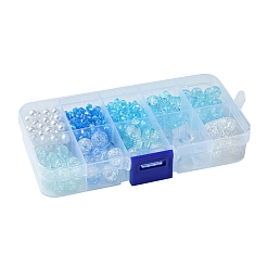 10 стиль прозрачные акриловые бусины с трещинками MACR-FS0001-81