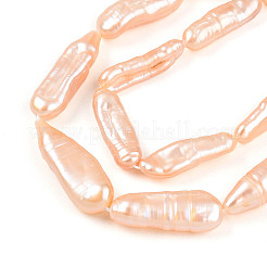 Барокко натуральный жемчуг кеши нити бусы PEAR-S020-H12