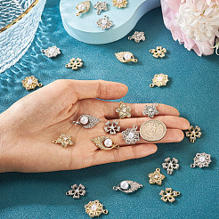 32шт 8 стиля подвески из сплава со стразами FIND-TA0006-35