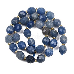 Нити бусин из натурального синего авантюрина (окрашенного и нагретого) G-N342-149I-12