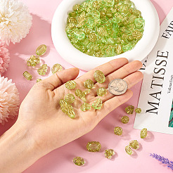 100 г прозрачных акриловых бусин&nbsp;MACR-TA0002-02J