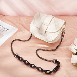 Акриловые и железные цепные ремни для сумок&nbsp;FIND-WH0111-378B