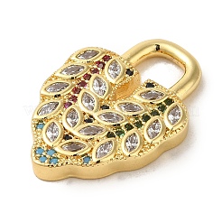 Латунные микропроволочные кубические циркониевые подвески KK-R162-029B-G