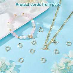 12 шт. латунные раскладывающиеся застежки KK-UN0005-14