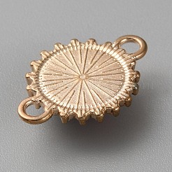 合金クリスタルラインストーンコネクタチャーム  ライトゴールド  樹脂と  花のリンク  暗赤色  23x16.5x5mm  穴：2.6mm&nbsp;ALRI-TAC0001-19E