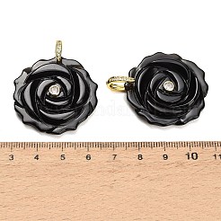 Pendentifs en obsidienne naturelle&nbsp;GG-CBA4625-05G-01