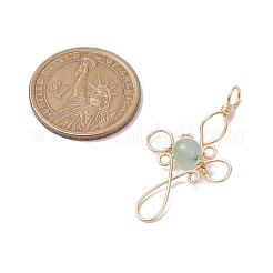 Подвески из натуральной лазурита/зеленого авантюрина/аметиста/тигрового глаза/сердолика PALLOY-JF03049