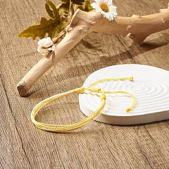 Многожильный браслет из вощеного полиэстера BJEW-JB07892-02