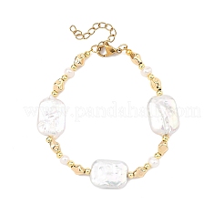 Armbänder aus natürlichen Barockperlen&nbsp;BJEW-JB13798