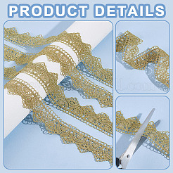 Цветочная кружевная лента&nbsp;OCOR-WH0097-90A